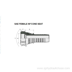 SAE Female 90° Cone Seat 27811